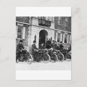 Motorradplatz, Anfang der 20er Jahre Postkarte