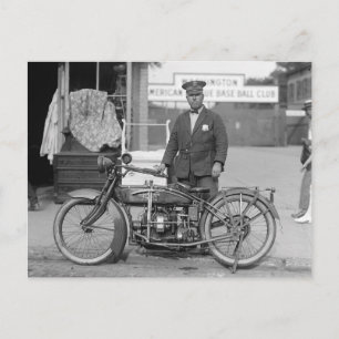 Motorradpolizist, 1924 postkarte