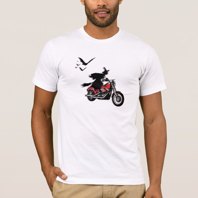 Motorradreithexe-T - Shirts (Vorderseite)