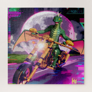 Motorradrenn-Drache