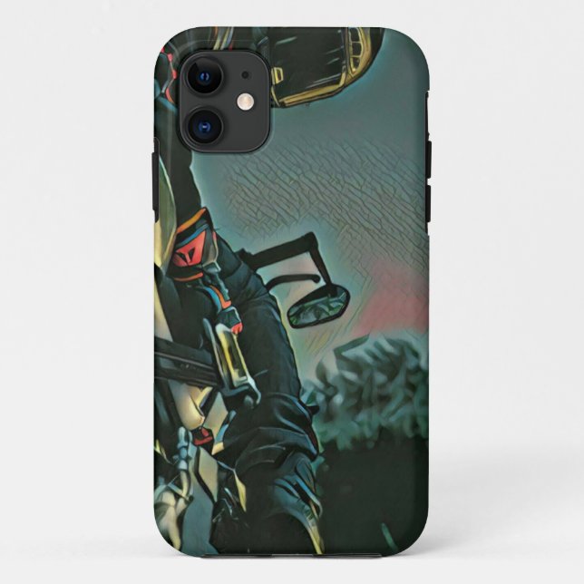 Motorradrennen Case-Mate iPhone Hülle (Rückseite)
