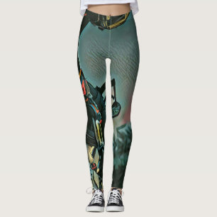 Motorradrennen Leggings