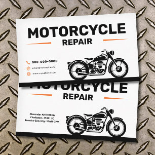 Motorradreparaturdienste Visitenkarte