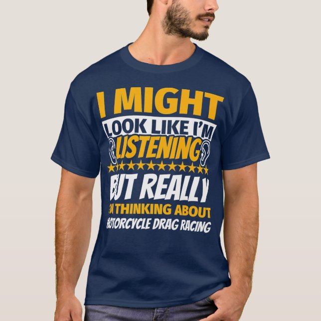 Motorradschleppern sieht aus wie im Hören T-Shirt (Vorderseite)
