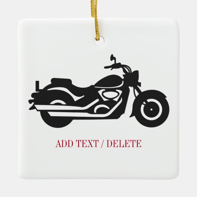 Motorradschmuck Keramikornament (Vorderseite)