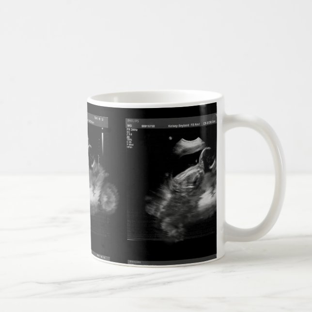 Motorradsonogram-Tasse Kaffeetasse (Rechts)