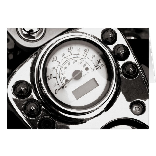 Motorradspeedometer (Vorderseite (Horizontal))