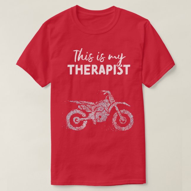 Motorradtherapeut Biker T-Shirt (Design vorne)