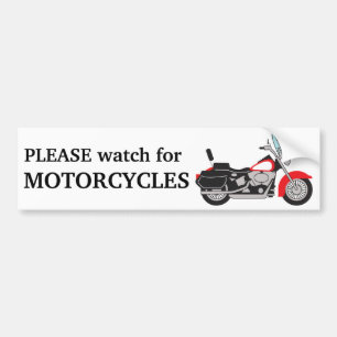 Motorradüberwachung Autoaufkleber