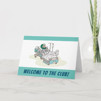 Motorradunfall erhält gute Karte lustig