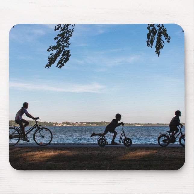 Motorroller, Fahrräder, Freizeit Mousepad (Vorne)