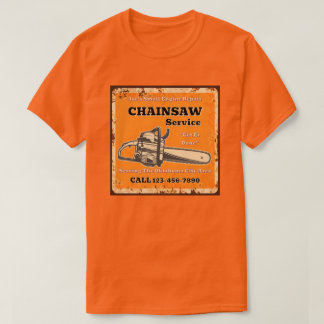 Motorsägenservice anpassen Kleine Motorreparatur  T-Shirt