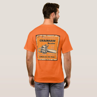 Motorsägenservice anpassen Kleine Motorreparatur  T-Shirt