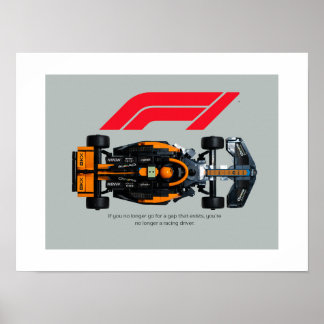 Motorsport-Wandkunst für Auto-Enthusiasten Poster