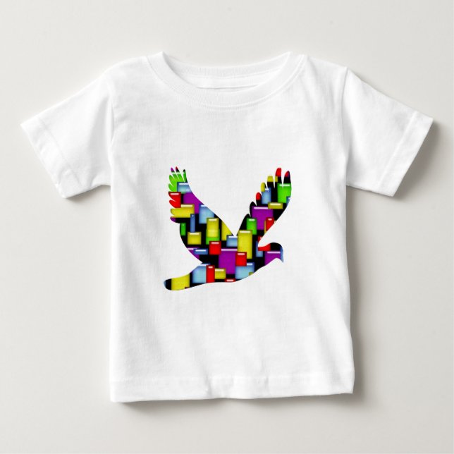 Motortaube Baby T-shirt (Vorderseite)