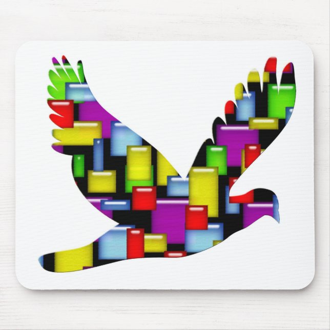 Motortaube Mousepad (Vorne)