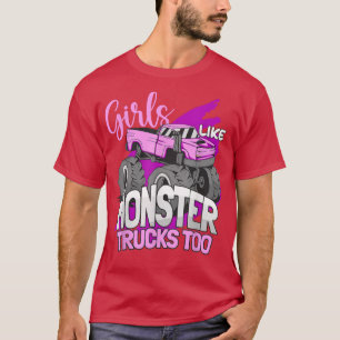 Motosport I Trucker Lady I Girls wie Monster Truc T-Shirt