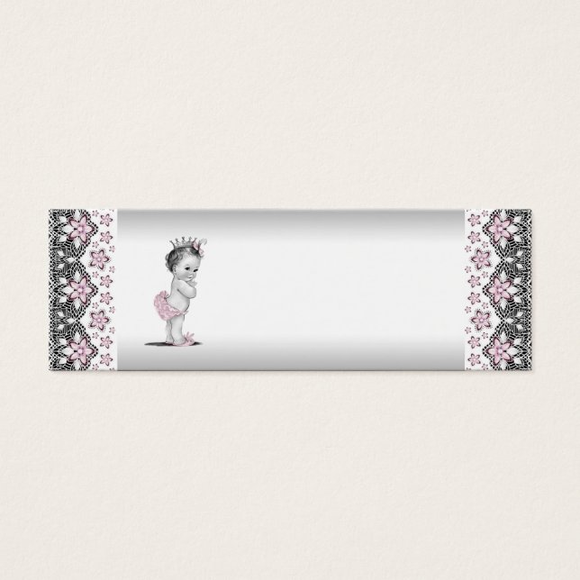 Mots clés de préférence Baby shower rose Princesse (Devant)