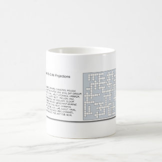 Mots croisé de tasse de café - tasse de café des