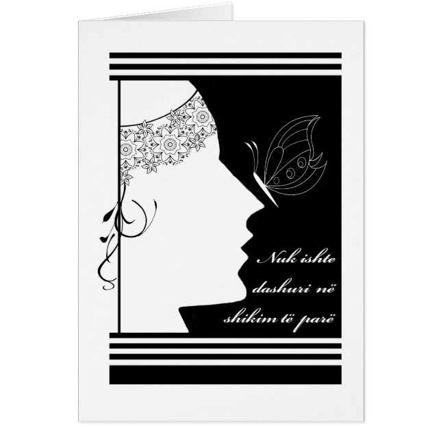 Mots d'amour et de romance écrits en albanais (Devant)