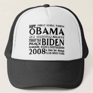 Mots d'espoir Obama et de casquette 2008 de