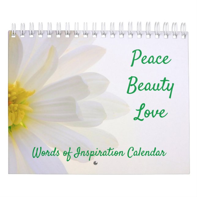 Mots d'inspiration Calendrier de la nature (Protection)