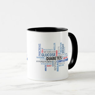 Mots du diabète Combo Mug