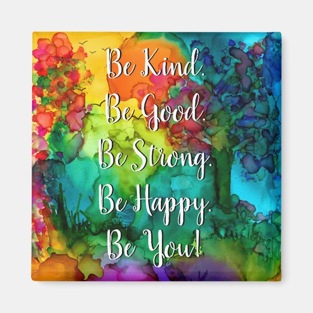 Mots motivationnels et inspirants Magnet 2" (Devant)