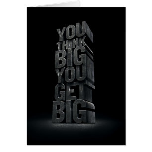 Mots Motivationnels - Pensez Gros, Obtenez Gros