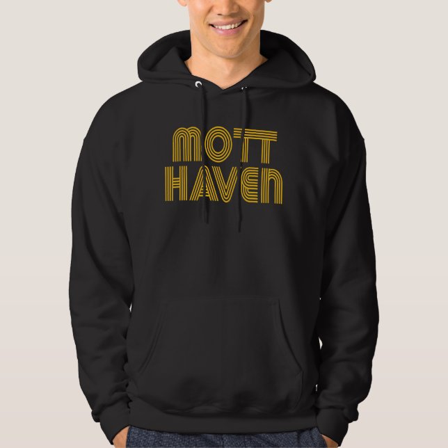 MOTT HAVEN Bronx NY Retro 2 Hoodie (Vorderseite)
