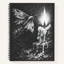 Motte zur Flamme — von BurnsInHell Notizbuch