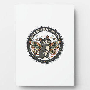 Motten Schmetterling Katze POD Vektor Kunst - Mott Fotoplatte