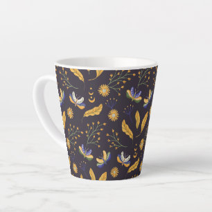 Mottenschmetterlingsmuster Latte-Tasse Milchtasse