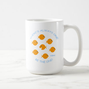 Motto der Goldfish Inspirationslehrerin Kaffeetasse