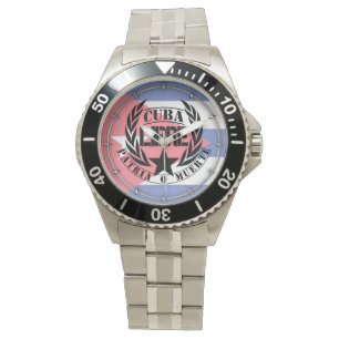 Motto-Lorbeer Kubas Libre Armbanduhr