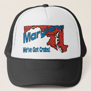 ~ Motto Maryland MD US haben wir Krabben Truckerkappe