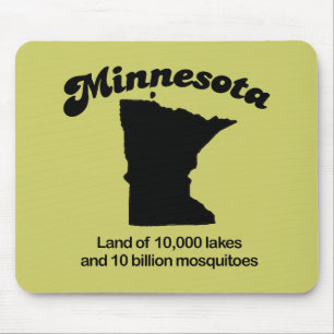 Motto Minnesota - Land mit 10.000 Seen Mousepad