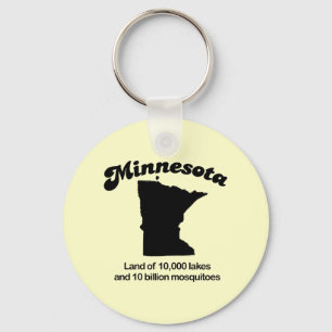 Motto Minnesota - Land mit 10.000 Seen Schlüsselanhänger