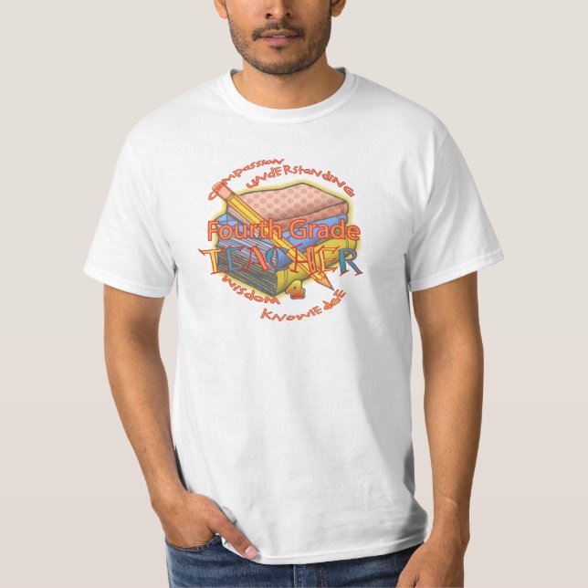 Motto-T - Shirt des Vierten Lehrers (Vorderseite)
