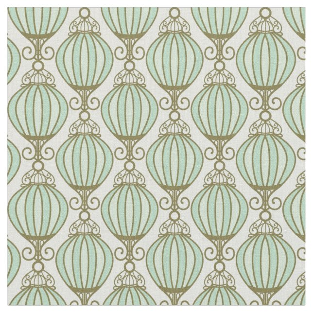 Motton Blue Pattern Stoff (Nahaufnahme)