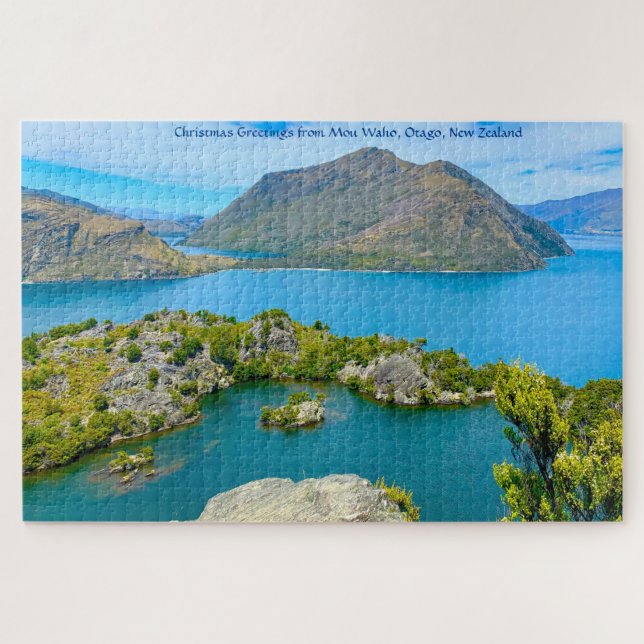 Mou Waho, Otago, Neuseeland Jigsaw Puzzle (Horizontal)