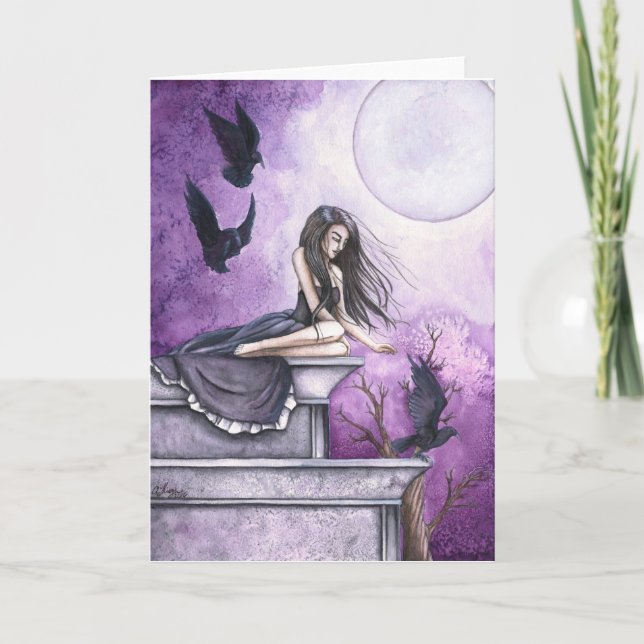 "Mouche avec moi" carte de voeux (Devant)