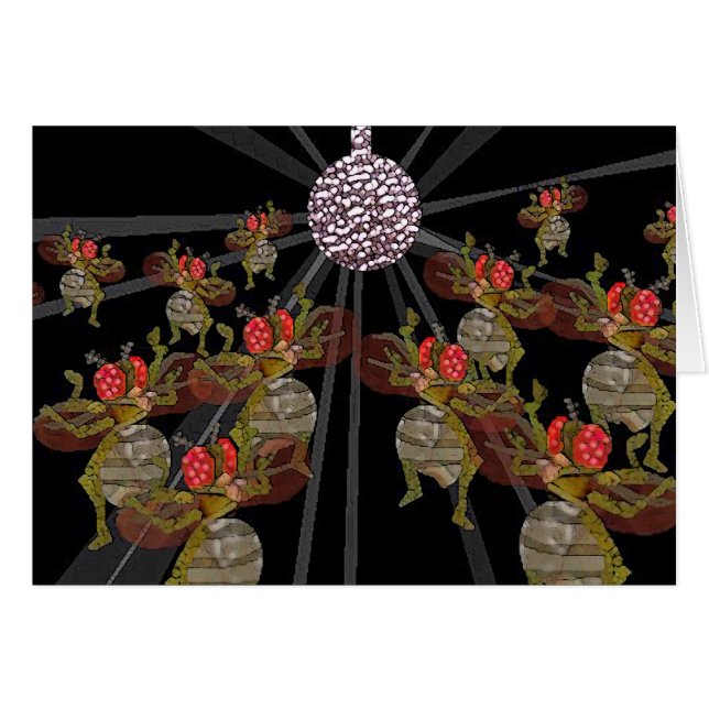 Mouches à fruit dansant sous la boule de disco (Devant horizontal)