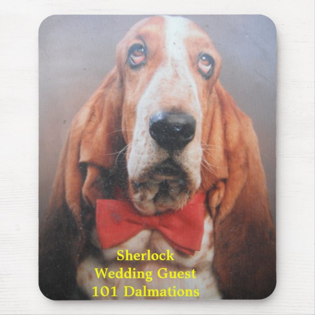 Moue Mat Basset Hound Mousepad (Vorne)
