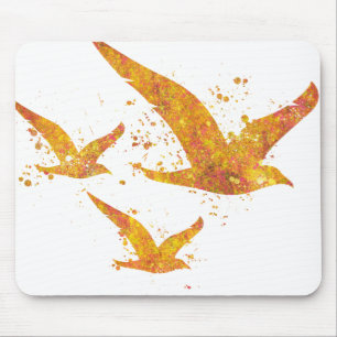 Mouette Oiseaux Ocean Mer Nature Monde Terre Vol. Mousepad