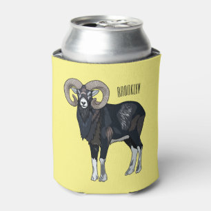 Mouflon-Cartoon Dosenkühler