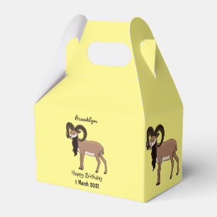 Mouflon-Ziegenbild Geschenkschachtel