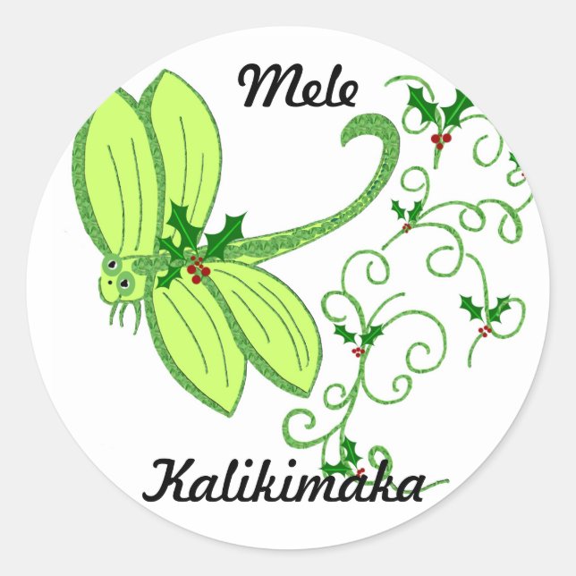Mouflons creux, Mele, autocollants Kalikimaka (Devant)