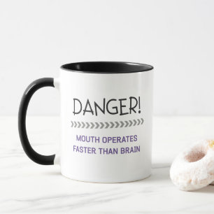 Mougoperationen der Gefahr, schneller als das Gehi Tasse