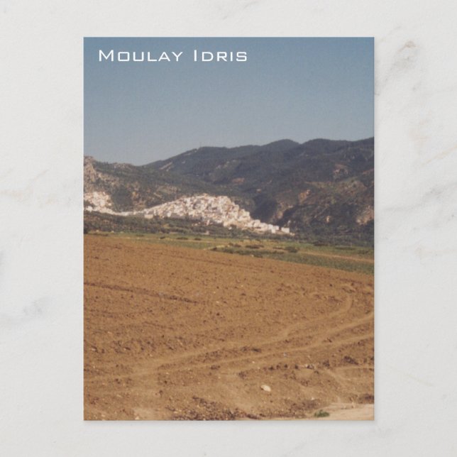 Moulay Idris Postkarte (Vorderseite)